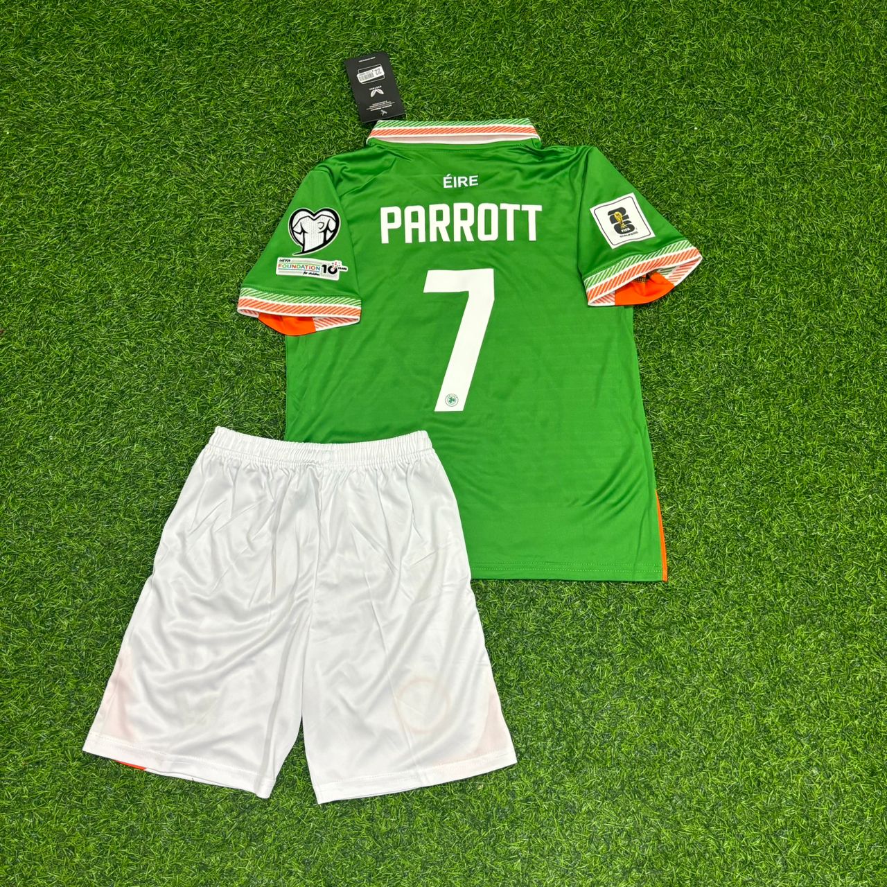 Troy Parrott Irlande Éire Vert Maillot de football enfant Coupe du monde 2026