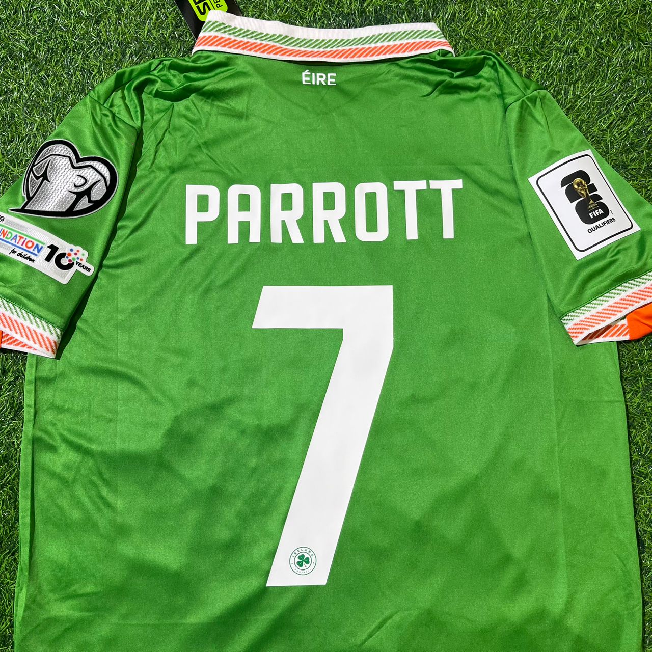 Troy Parrott Irlande Éire Vert Maillot de football enfant Coupe du monde 2026