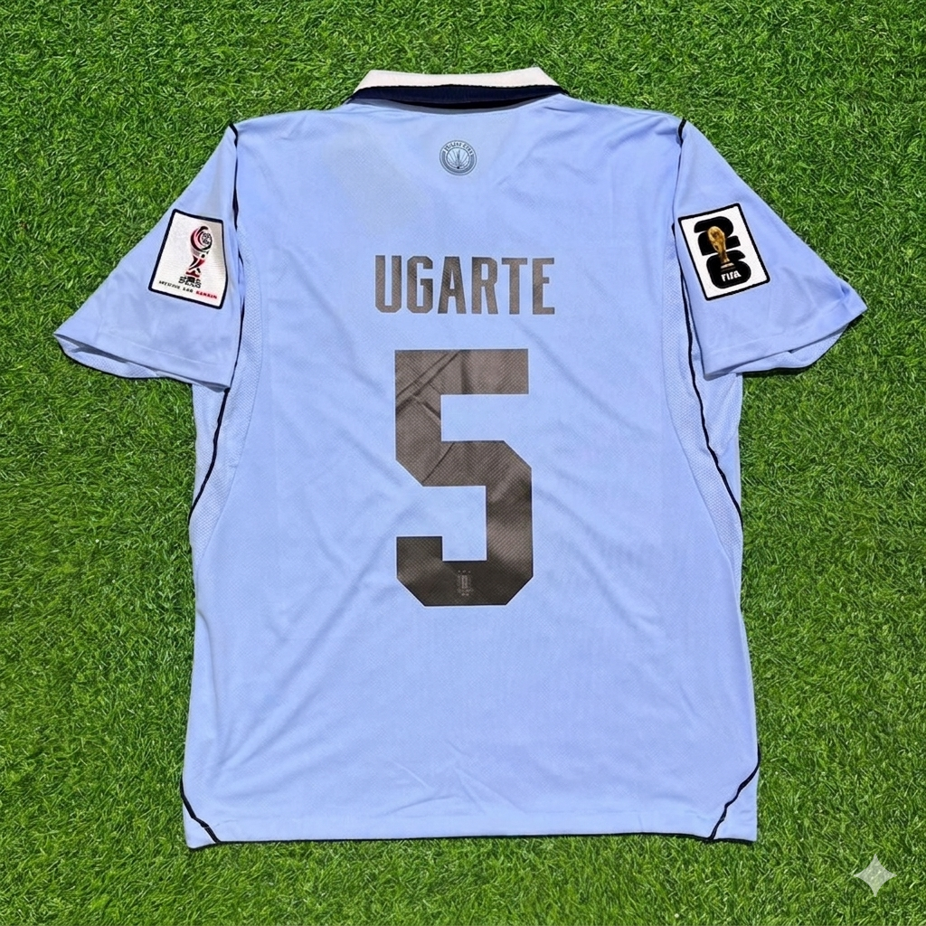 Manuel Ugarte #5 Uruguay 2026 World Cup Home Sky Blue Jersey