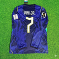 Vinicius Júnior 7# Brasilien 2026 WM Ärmel Blau Auswärtstrikot