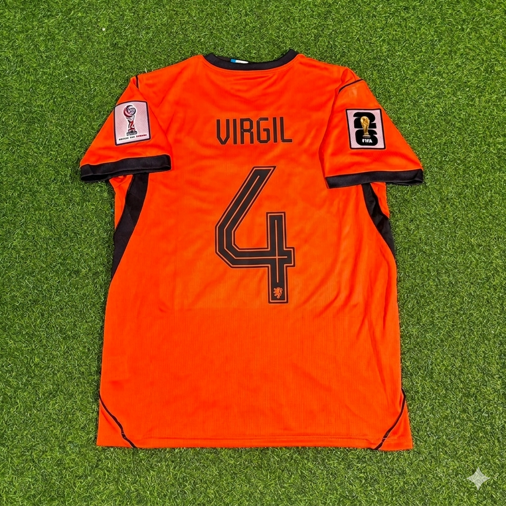 Virgil van Dijk #4 Niederlande WM 2026 Neue Saison Fußballtrikot