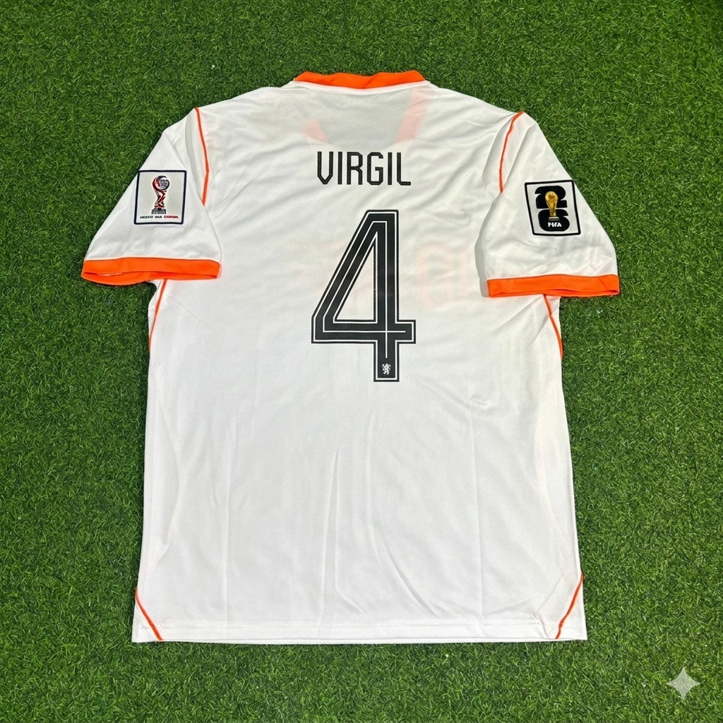 Virgil van Dijk #4 Niederlande WM 2026 Neue Saison Fußballtrikot