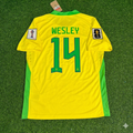 Maillot de football nouvelle saison Coupe du Monde 2026 Brésil Wesley #14