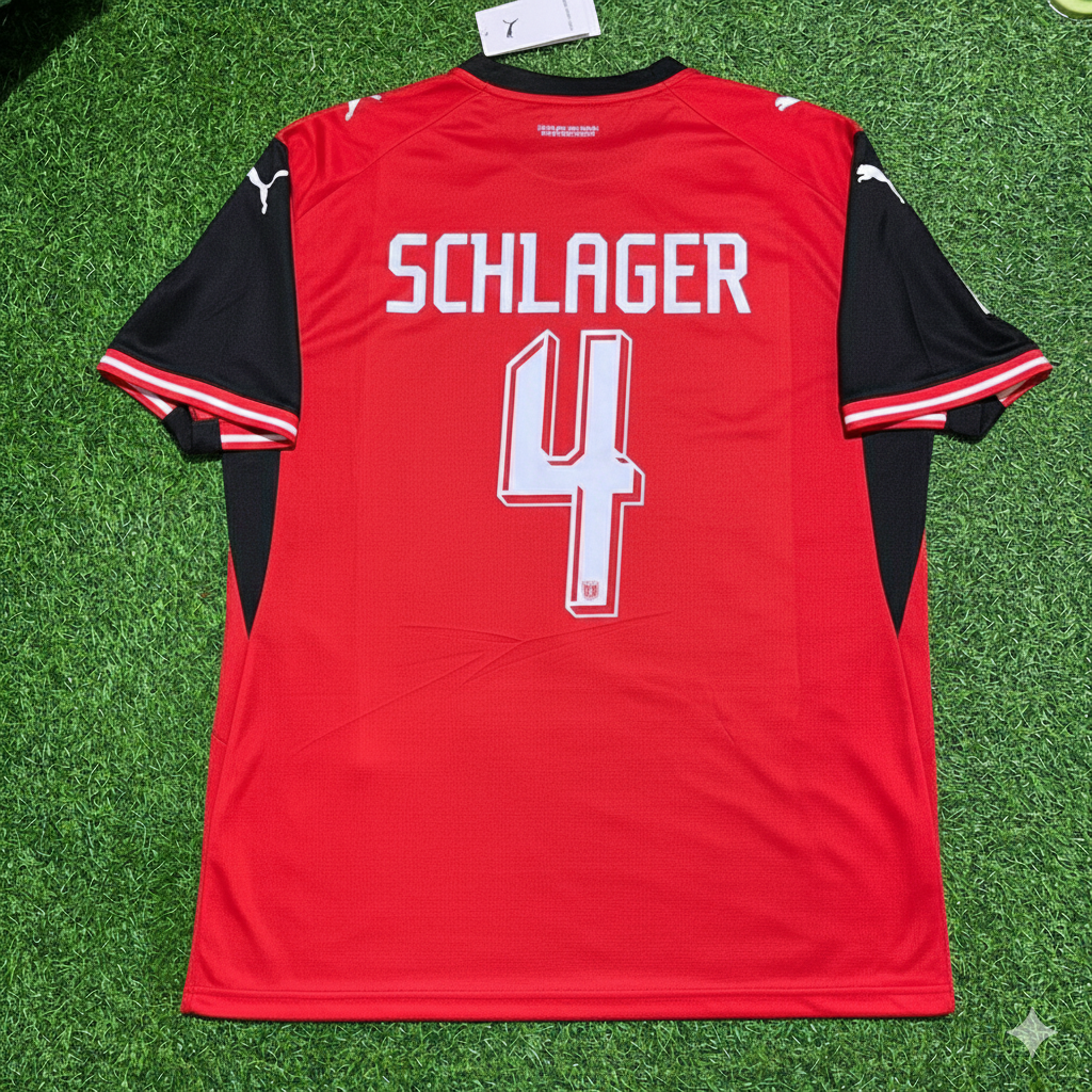 Xaver Schlager 4 - Maillot Autriche Coupe du Monde 2026