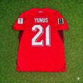 Yunus Akgün #21 Turquie Turquie - Coupe du Monde 2026 - Domicile Rouge - Maillot Maillot - Maillot Maillot