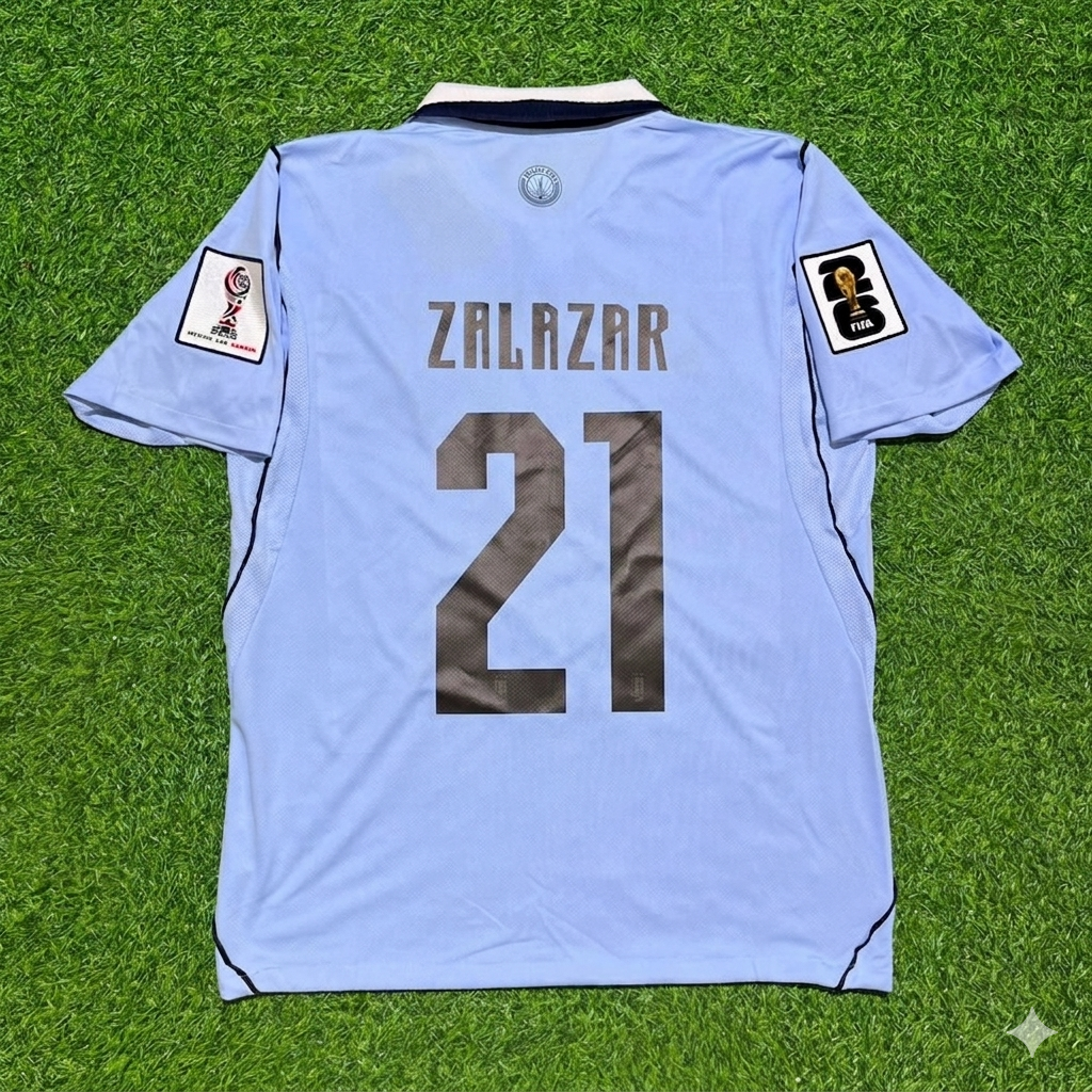 Rodrigo Zalazar #21 Uruguay 2026 World Cup Home Sky Blue Jersey