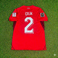 Zeki Çelik #2 Turquie Turquie - Coupe du Monde 2026 - Domicile Rouge - Maillot