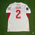 Zeki Çelik #2 Turquie Turquie - Coupe du Monde 2026 - Extérieur Blanc - Maillot - Maillot